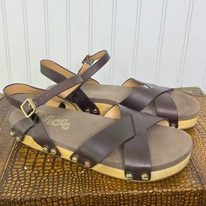 Flogg Nessy Ankle Strap Platform Sandal Size 6.5